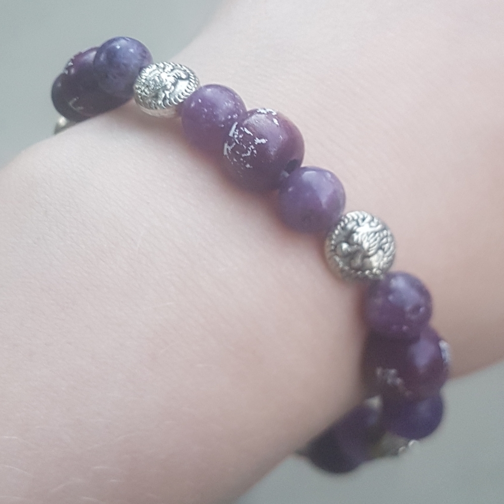 🐲💜 Dragon Mystic Beaded Bracelet